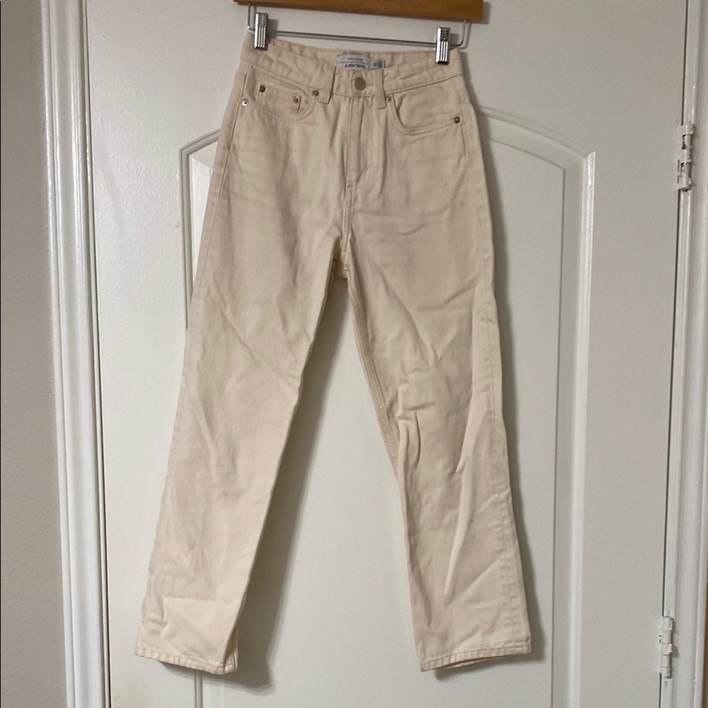 & Other Stories Beige Denim Pants